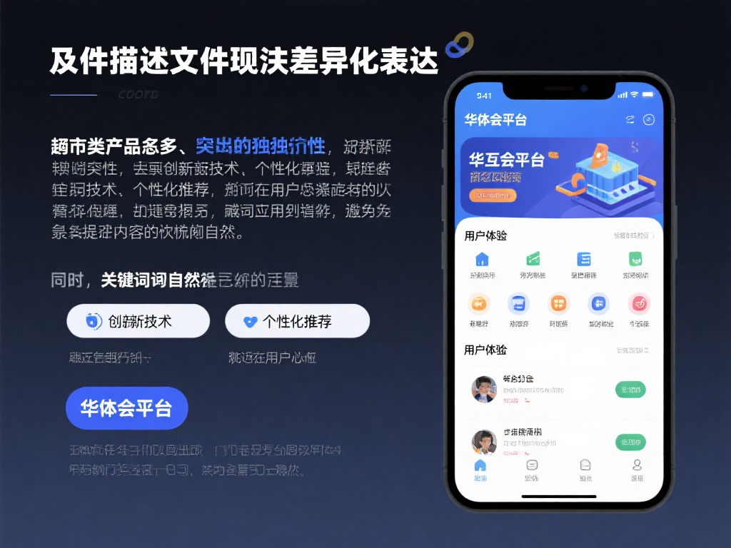华体会描述文件 (华体会描述文件:全面解析平台特色与优势功能) 此外,描述文件还需注重差异化表达。市场上同类产品众
